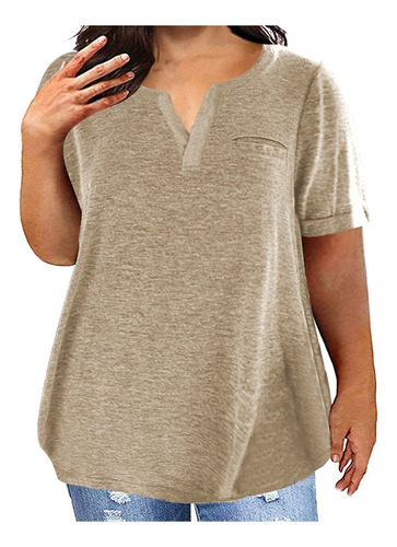 Tops S De Talla Grande Para Mujer, Sexy, Con Cuello En V, En