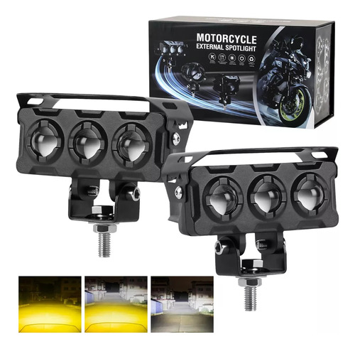 Faros Leds Auxiliares Tres Modos Universal, 48000 Lm, 2 Unid