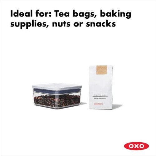 Imagen 2 de 6 de Contenedor Pop Cuadrado 1,0lts - Oxo