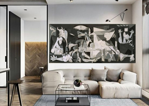 Imagen 5 de 8 de Cuadro- Guernica Pablo Picasso- Canvas 130x60 Cm.
