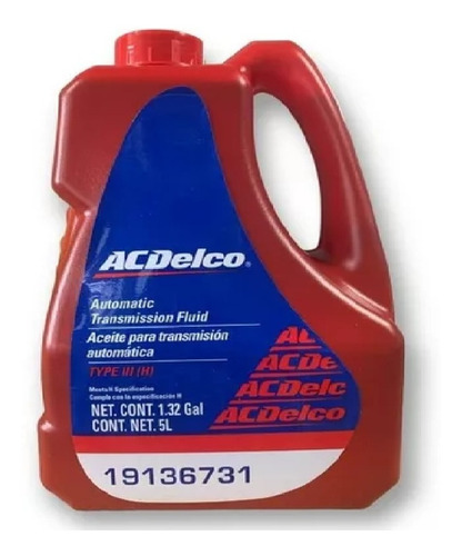 Aceite Acdelco Transmision Automatica Dexron Ll 5l