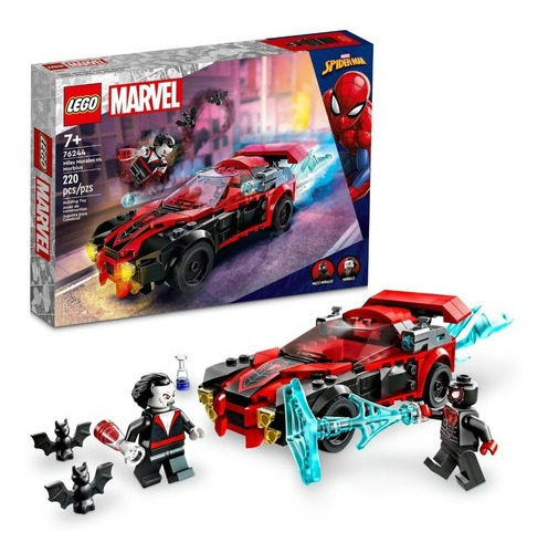 Kit Lego Marvel Miles Morales Vs. Morbius 76244 - 220 Piezas