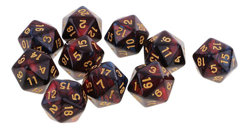 D20 20-die Dados De Varios Colores De Doble Color Para Juego