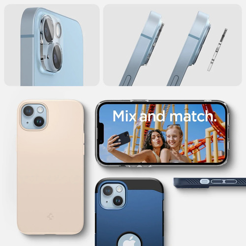 Templado Camara Para iPhone 14 Plus Pro Max Spigen Optik