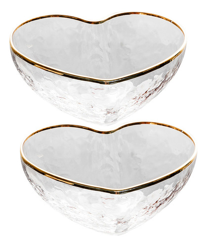 Plato De Cristal Para Salsas Y Postres, 2 Unidades