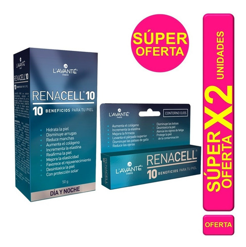 Oferta Renacell 10 + Gratis Contorno Ojos