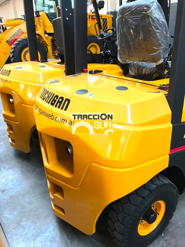 Autoelevador Michigan Me25-30d 2,5tn 3mts Desplazador Nuevo