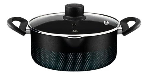 Jogo De Panelas 5 Peças Smart Preto Rochedo