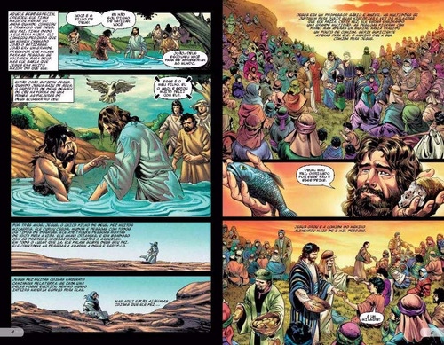 Imagem 6 de 6 de Bíblia Em Acao Em Quadrinhos Capa Dura Original