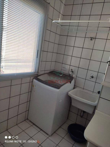 Imagem 9 de 13 de Apartamento Com 1 Dormitório Para Alugar, 54 M² Por R$ 1.200,00/mês - Centro - Bauru/sp - Ap3928