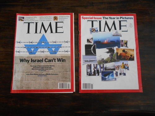 2 Revistas Time: 19 De Junio Y 21 De Diciembre Del 2009.