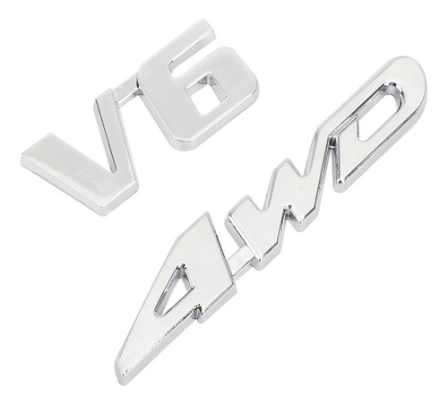 Insignia Del Emblema De La Defensa 4wd V6 Etiqueta Engomada