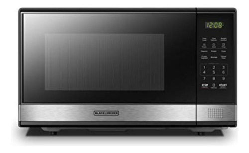 Black Decker Em031mb11 Horno De Microondas Digital Con Puert