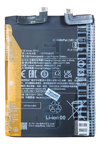 Bata Para Xiaomi Mi 12 Pro Bp45 4600mah