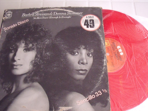 Lp Barbara Streisan Donna Summer, Disco Rojo