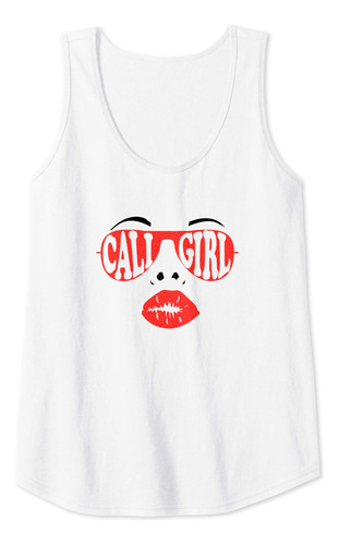 Cali Girl Summer Coral Lips Kiss National - Camiseta Sin Man