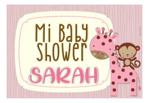 Kit Imprimible Animalitos De La Selva Mod.1 - Baby Shower