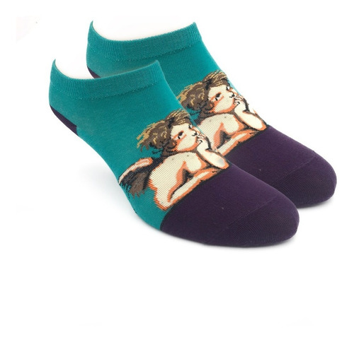 Pack X 6 Medias Cortas Hombre Mujer Diseño Casa Fight