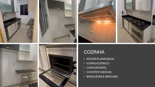 Apartamento 2 Dorms. 46mt² Mobiliado 1 Vaga