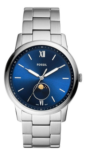 Reloj Fossil Minimalist Moonphase Fs5618 En Stock Original 