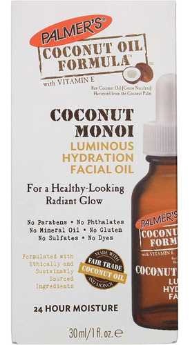 Fórmula Aceite De Coco De Coco Palmer Monoï Luminoso Hidrata