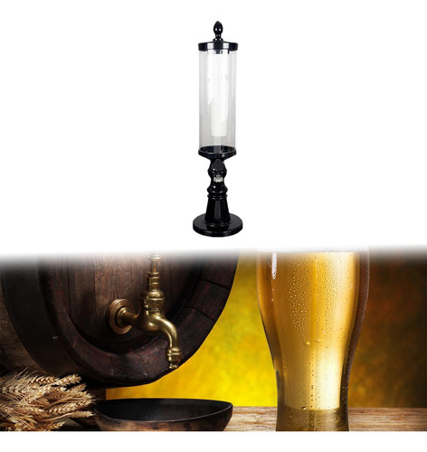 Dispensador De Cerveza Tipo Torre, Máquina De Bebidas Negro