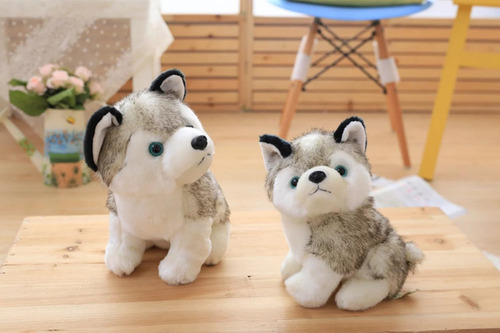 Peluche Husky Perro Peluche Animales Cachorros Juguetes