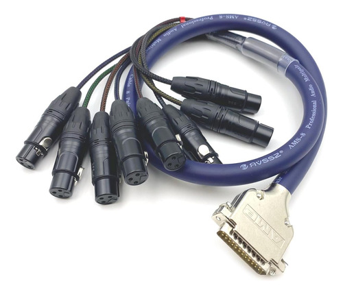 Bouunciy Db25 A Xlr Cable De Serpiente Hembra, Db25 Macho A