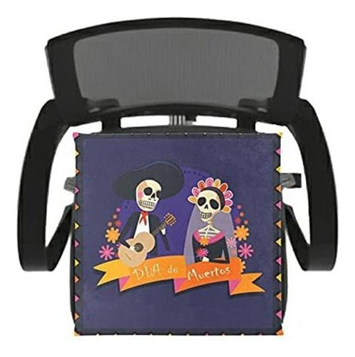 Cojines De Asiento, Respa Dia De Muertos - Cojín Para Silla