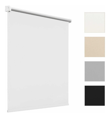 Imagen 7 de 8 de Cortina Roller Blackout 110 X 120 Black Out 100% Ventana 1x1