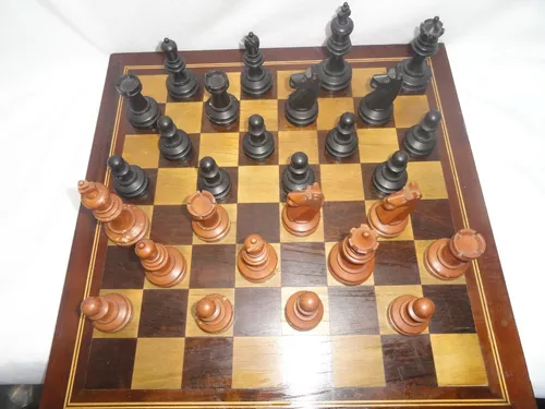 Jogo de xadrez grande Escandinávia (1) - Madeira - Catawiki
