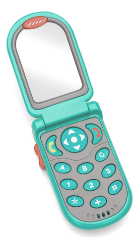 Infantino Flip And Peek Fun Phone: Bilingüe Con 3 Frases En