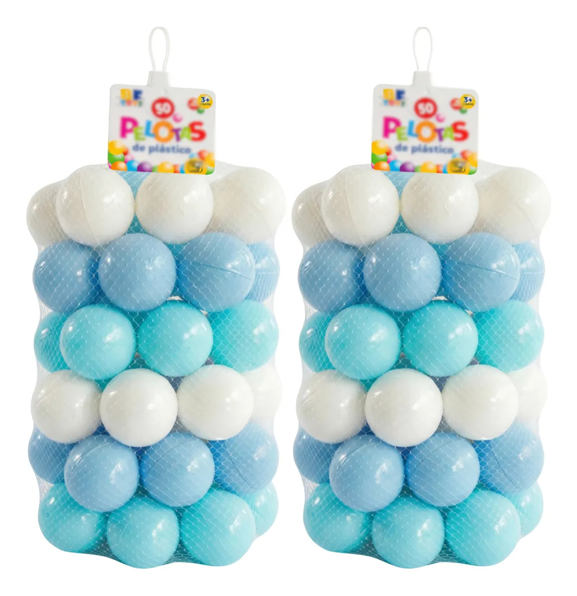 Pelotas Para Alberca Bf Toys - 100 Pelotas No Tóxicas Azules
