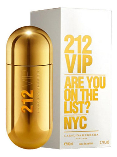 Carolina Herrera 212 Vip Edp 80 Ml Mujer