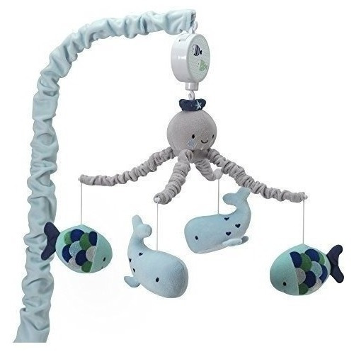 Lambs Y Ivy Oceania Musical Nursery Crib Mobile Ocean Whale