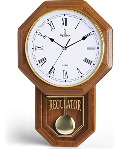 Reloj De Pared De Péndulo - Reloj De Pared De Madera Decorat