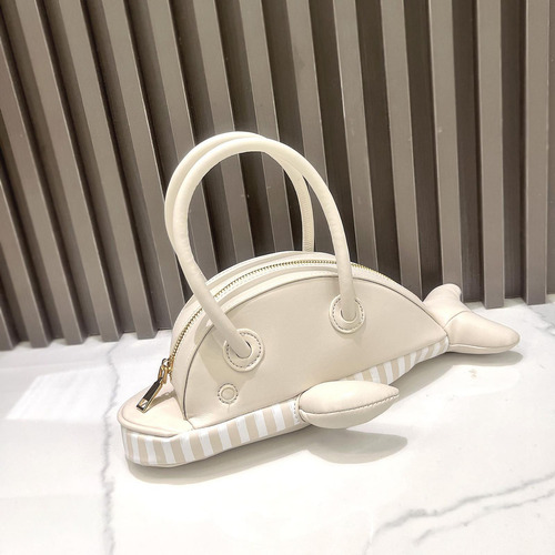 Bolso En Forma De Delfín En Forma De Bolso De Cierre Con