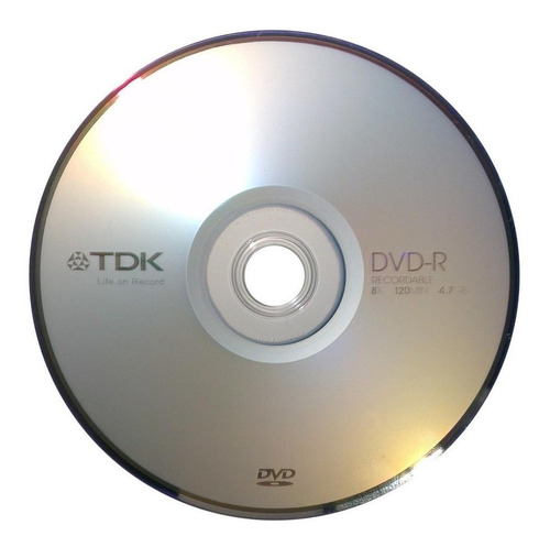 Disco virgem DVD-R TDK de 8x