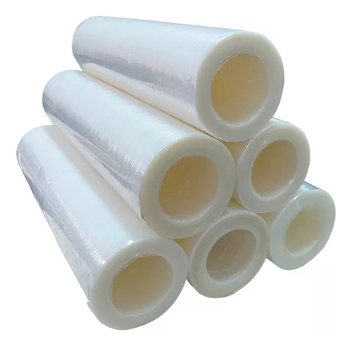 Filme Stretch Sem Tubete 500mm X 25 Micras 1kg Embala Tudo