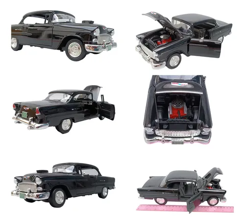 Chevrolet Bel Air 1955, Escala 1/18, Motormax, 27cms Largo