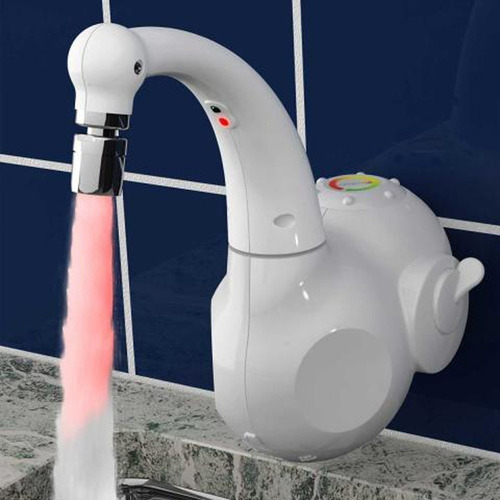 Torneira Elétrica Para Cozinha Lumen Com Led - Hydra 5500w Cor Branco