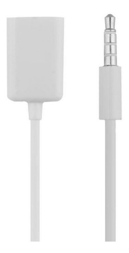 Imagen 2 de 4 de Cable Otg Aux 3,5 A Usb Hembra