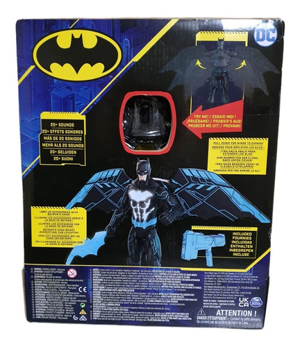 Batman Bat-tech 30cm Luz Y 20 Sonidos Dc Spin Master