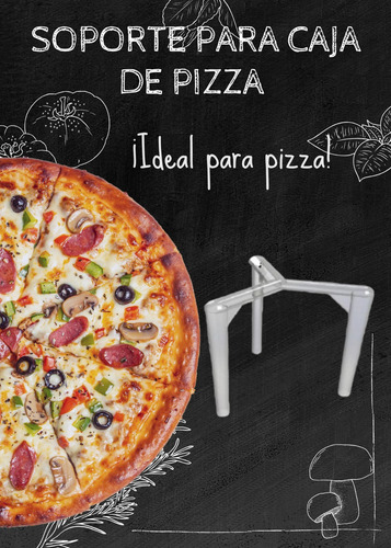 Ccomsa - Soporte Para Guardar Pizza 250 Piezas