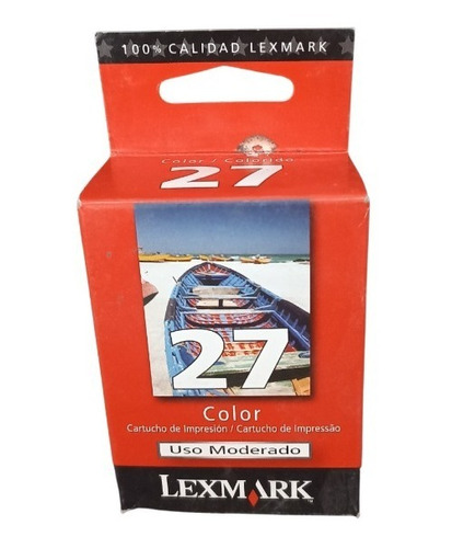 Cartucho De Tinta Lexmark 27 Tricolor, Para Z601