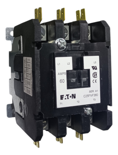 Contactor Propósito Definido Eaton 60a 3p Coil 24v C25fnf360