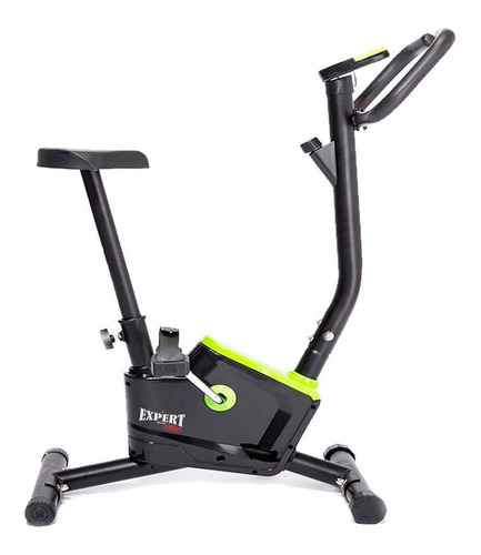 Bicicleta fija Expert GYM002007 tradicional color negro y verde