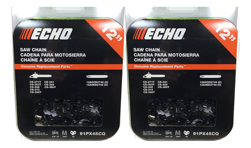 Chainsaw Chain Echo De 12 Pulgadas Y 45 Eslabones De Transmi