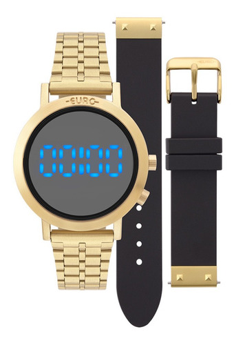 Relógio Feminino Euro Fashion Fit Eubj3407aa/t4p Dourado