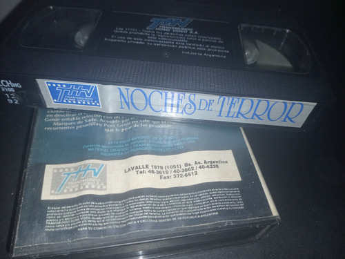 Noches De Terror En Vhs!! Original Clásico!! (Usado)